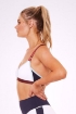 Elasticized straps and removable cups of Jet Fire bralette