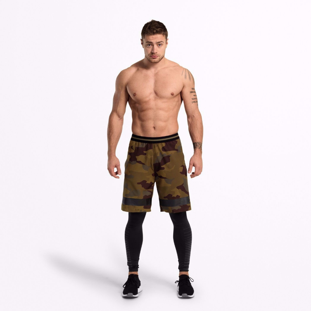 MGactivewear Online Sports Shop Military Camo Product Picture Athlete Front Profile