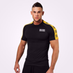 Men Muscle Fit T- shirt in Black