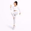 2 Compression High Waist Leggings | White Camo