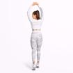 3 Compression High Waist Leggings | White Camo