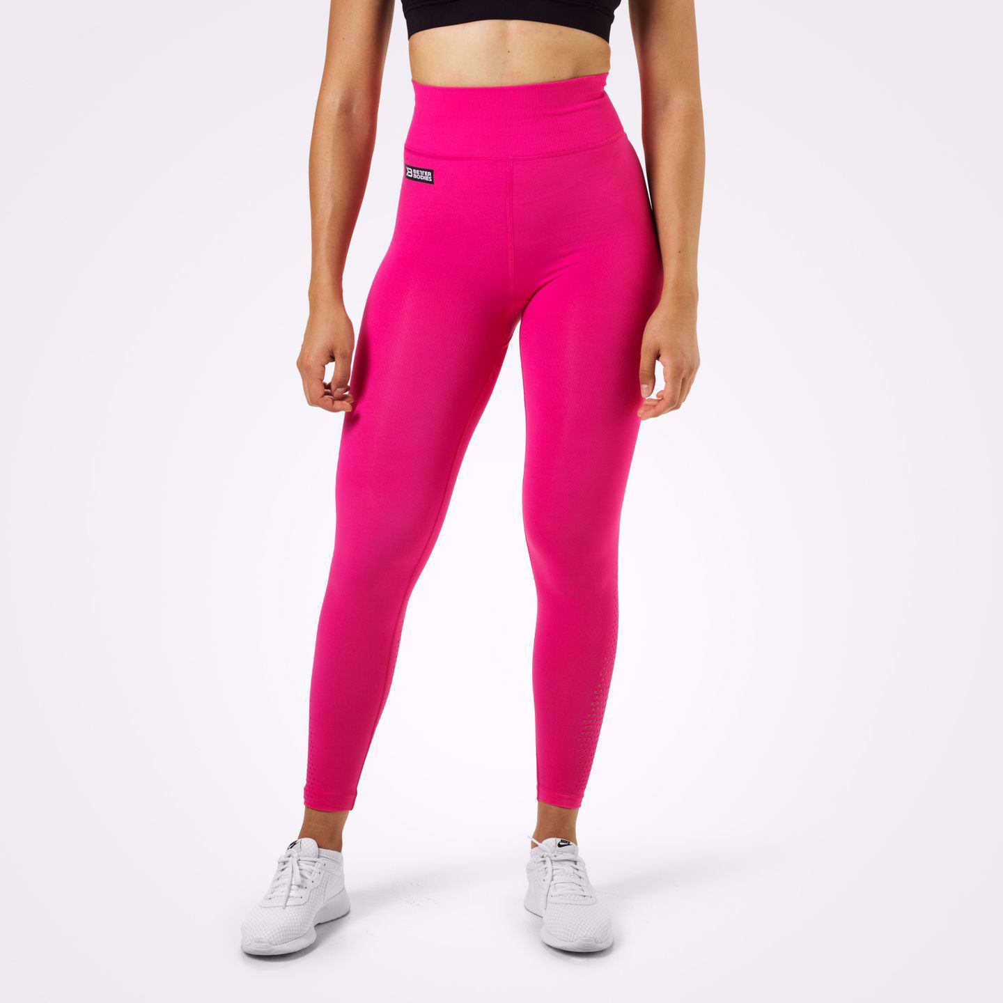 Better Bodies Bowery  Hot Pink - High Waisted Gym Legging for