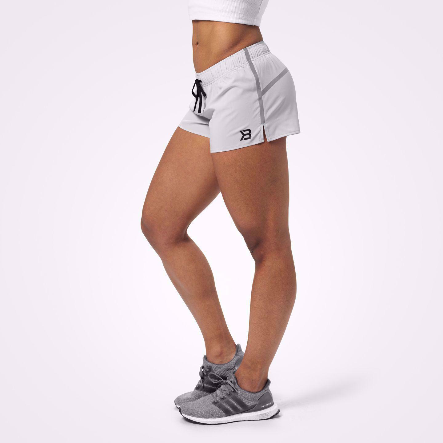 Better Bodies Nolita G Frost Grey Women Gym Shorts Mg Activewear