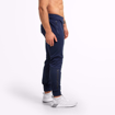 Men Fitness Wear by Better Bodies at MGactivewear Varick Track Pants Navy Blue Side