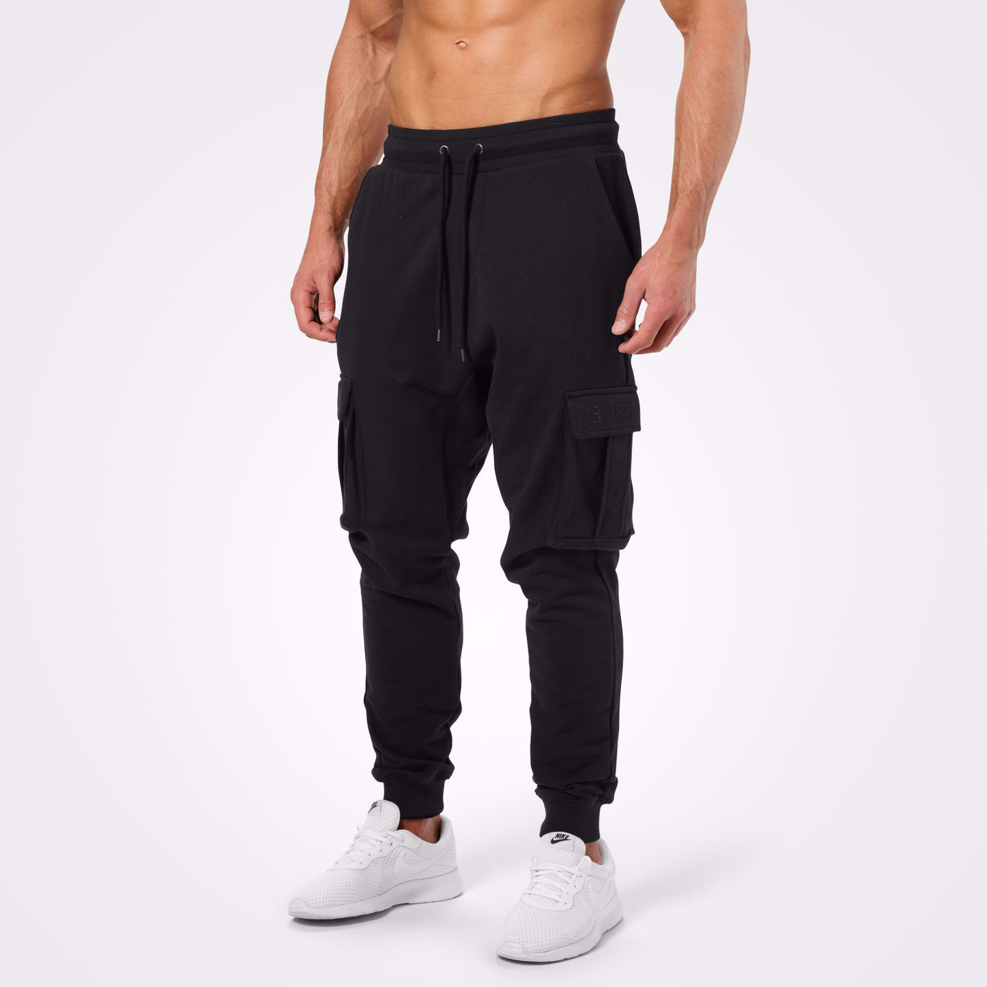 Better Bodies Bronx Cargo Pant | Black - Men Comfort Fit Lounge Pants ...