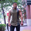 3 Stanton Gym Tank Top | Khaki Green