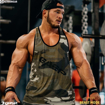 MGactivewear Athlete IFBB Pro Hunter Labrada wearing Vintage Men Gym Tank Top for Bodybuilding.