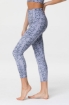 Lavendar Cobra Print Legging Side Picture