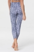Lavendar Cobra Print Legging Back Picture