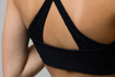 Selenite Heart Bra Black 1