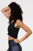 Women Workout Top Black