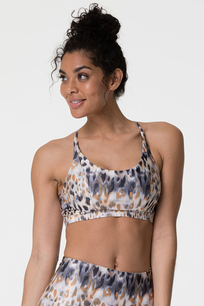 Bow Yoga Bra | Safari