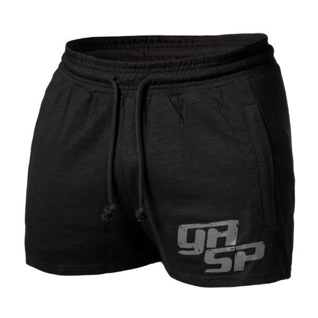 Gasp Pro Bodybuilding Squat Shorts in Black