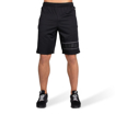 Branson MEn Gym Shorts in Black Gray | Gorilla Wear