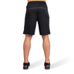 Branson MEn Gym Shorts in Black Gray | Gorilla Wear