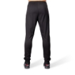 Branson Men Track Pant in Black Gray | Gorilla Wear