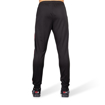 Branson Men Track Pant in Black Red | Gorilla Wear