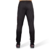 Branson Men Track Pant in Black Red | Gorilla Wear