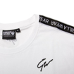 Chester Premium Men Sports T-shirt in White and Black 