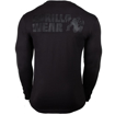 William Long Sleeve Bodybuilding T-shirt | Black