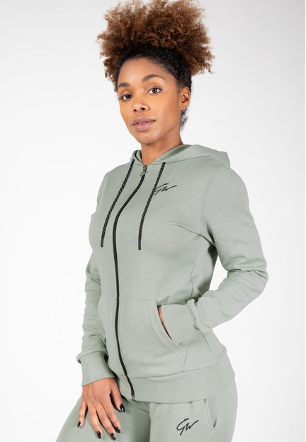 Gorilla Wear Pixley, Light Green - Stylish Women Full Sleeve Hoodie with  Zipper For Lounge, UAE Online Shopping For Sportswear & Gym Training  Accessories