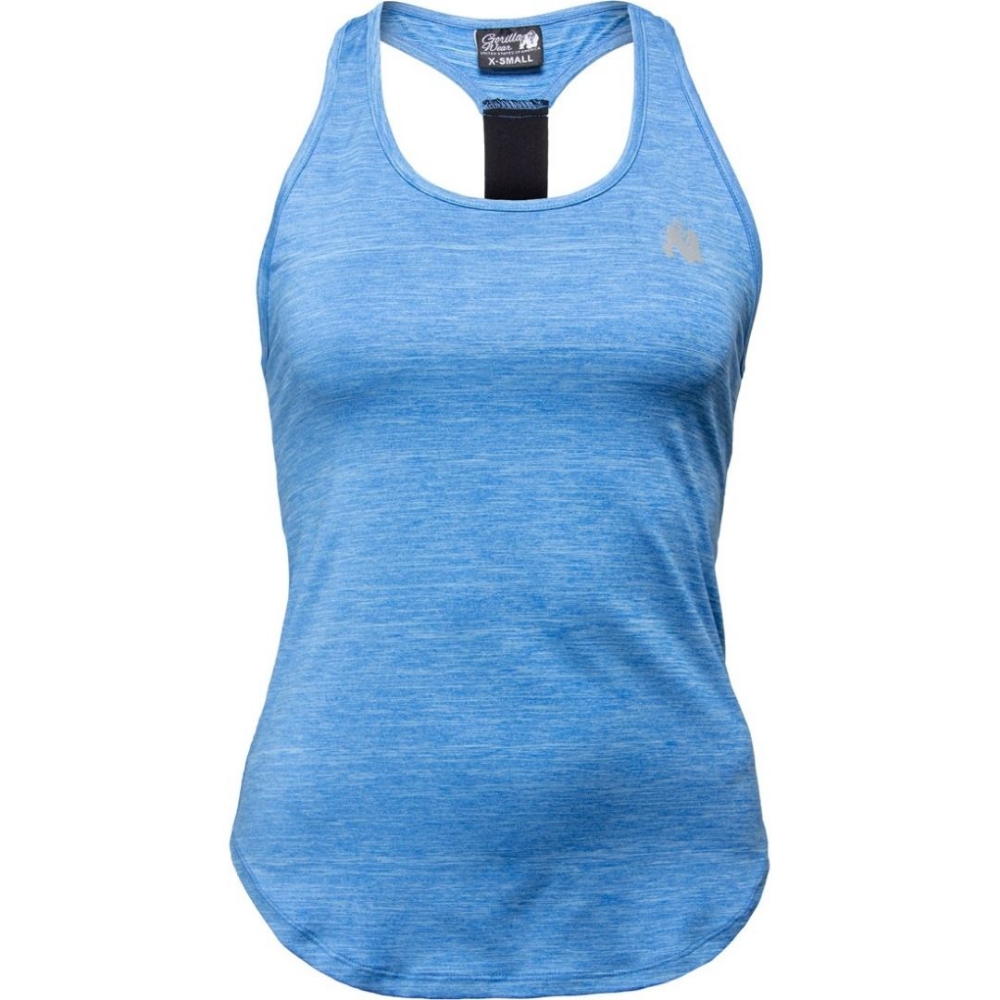 Picture of Gorilla Wear Monte Vista Women Gym Tank Top | Blue | Loose Fit