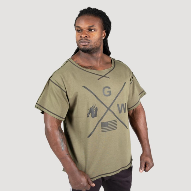 Picture of Gorilla Sheldon Oversize Top | Army Green