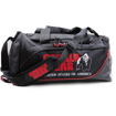 Duffle gym bag with shoe packet