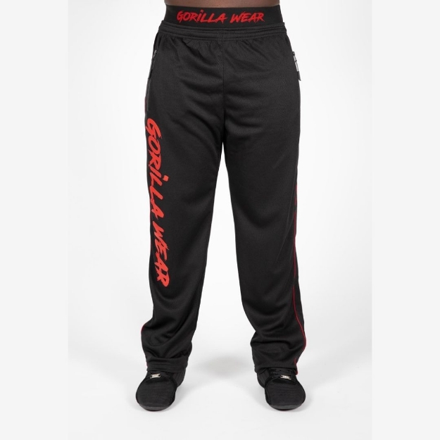 Gorilla Wear Mercury Mesh Pants | Black Red