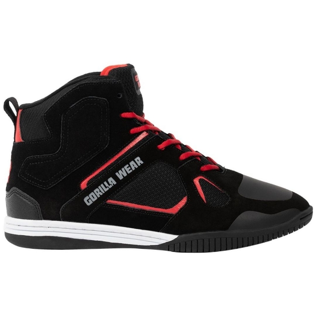 Gorilla Wear Troy High Tops Black Red