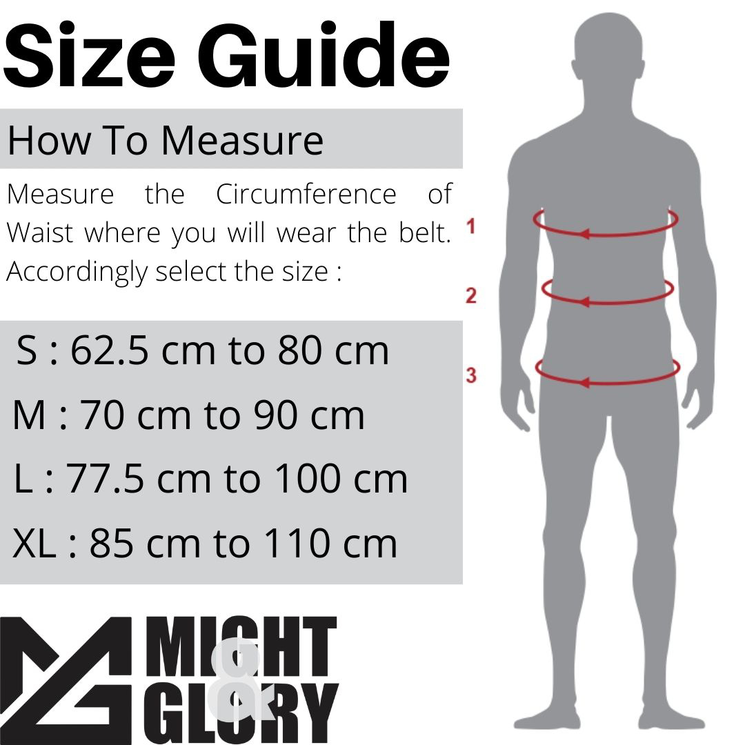 Lifting Belt Size Chart