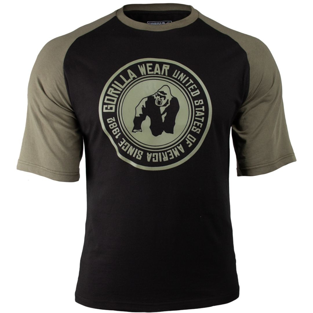Gorilla Wear - Texas T Shirt Army Green | MG Activewear | UAE Fitness ...
