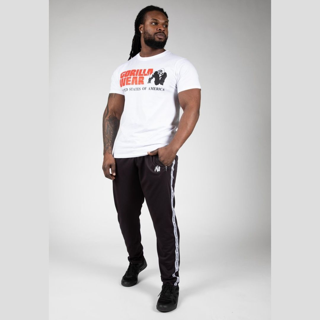 Men Gym Pants - Gorilla Wear Reydon 2.0 in Black | MG Activewear ...