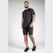 Men's Gym T-shirt by Gorilla Wear. This T-shirt is lightweight, breathable, quick-drying, and sweat-wicking. The breathable polyester and mesh sides keep you cool and focused. The smooth fabric is also perfect for grappling and martial arts.