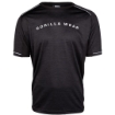 Men's Gym T-shirt by Gorilla Wear. This T-shirt is lightweight, breathable, quick-drying, and sweat-wicking. The breathable polyester and mesh sides keep you cool and focused. The smooth fabric is also perfect for grappling and martial arts.