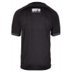 Men's Gym T-shirt by Gorilla Wear. This T-shirt is lightweight, breathable, quick-drying, and sweat-wicking. The breathable polyester and mesh sides keep you cool and focused. The smooth fabric is also perfect for grappling and martial arts.