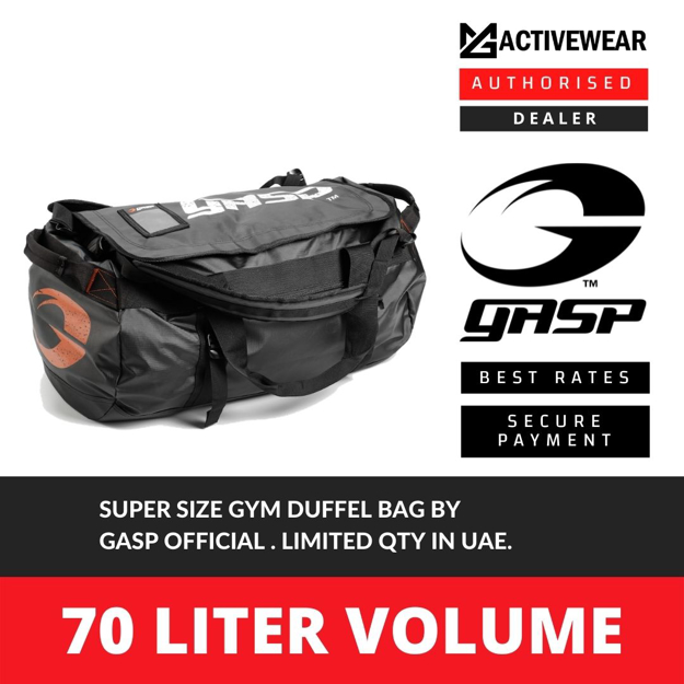 Large size duffel bag for Gym with 70 liter volume. 