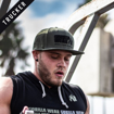 Gym Athlete wearing Trucker style cap 