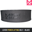 Lever Power Lifting Belt - Black