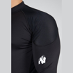 Picture of Gorilla Wear Lorenzo Performance Long Sleeve | Black - Men Full Sleeve Compression Baselayer T-shirt with Thumb Holes | Slim Fit