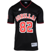 Picture of Gorilla Wear San Mateo  | Black Red - Men Sports T-shirt | Regular Fit