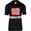 Picture of Gorilla Wear San Mateo  | Black Red - Men Sports T-shirt | Regular Fit