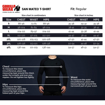 Picture of Gorilla Wear San Mateo  | Black Red - Men Sports T-shirt | Regular Fit
