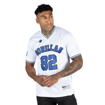 Picture of Gorilla Wear San Mateo White Blue | Men American Football T-shirt