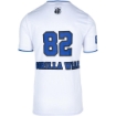 صورة Gorilla Wear San Mateo Men Gym T-Shirt | White Blue | Athletic Fit