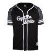 Picture of Gorilla Wear 82 Baseball Jersey Loose Fit| Black