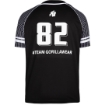 Picture of Gorilla Wear 82 Men Baseball Jersey | Oversize Fit | Black