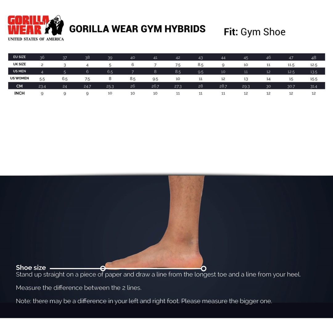 Gorilla Wear Hydrids Black Brown Functional Training Shoes UAE Online