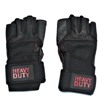 Picture of MG Genuine Leather Gym Gloves | Heavy Duty Red Stitching With Strap Support