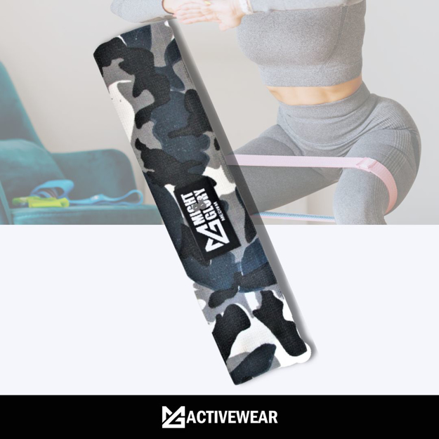 Picture of MIGHT&GLORY GLUTE BAND | SNOW CAMO